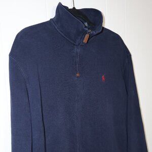 Polo Ralph Lauren 1/4 Zip Sweatshirt – Navy (Men’s L)
